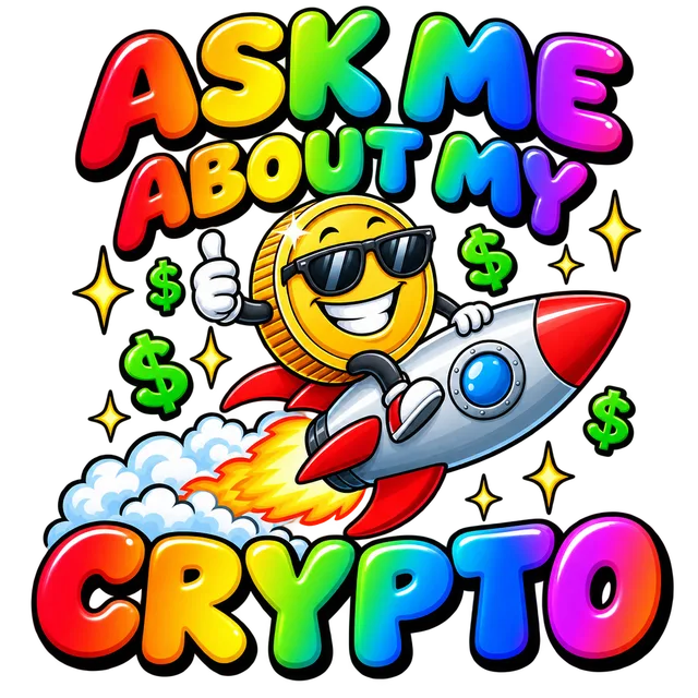 Ask Me About My Crypto t-shirt design